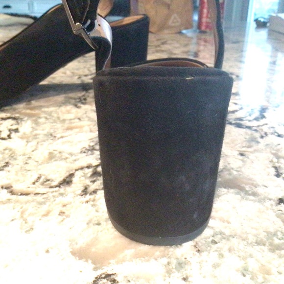 VIONIC Nareen Suede Slingback Block Heel Black Women's Size 10 Gently Used - Picture 2 of 8